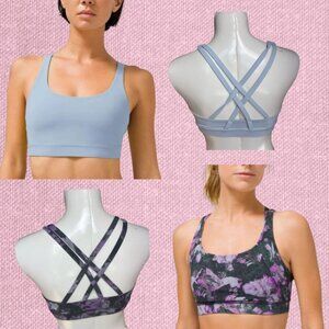 Lululemon Sports Bras | Purple Energy 8 | Sky Blue 6